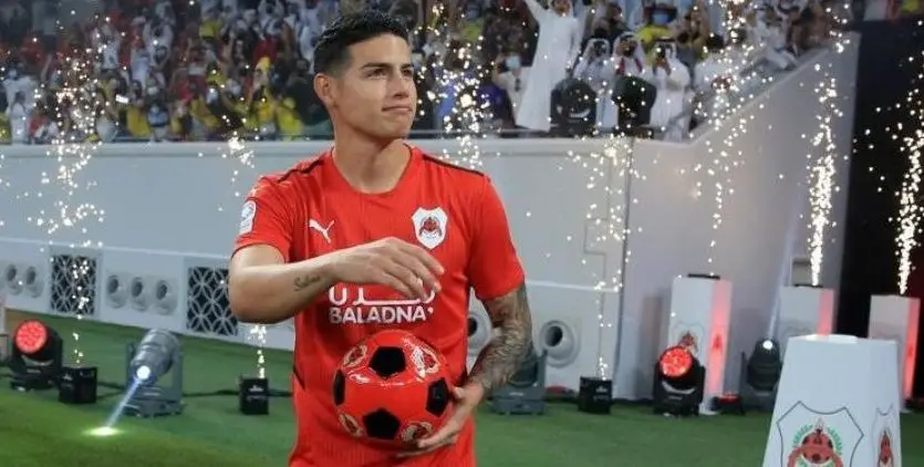 James marcó su primer gol en Qatar