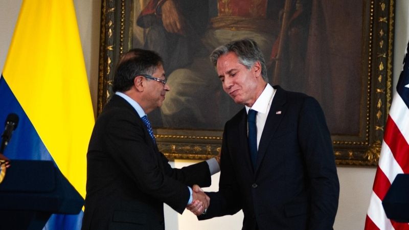 Colombia y EE.UU refuerzan alianzas con la visita del secretario Anthony Blinken