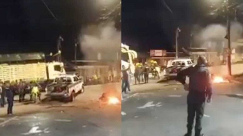 Un civil muerto y varios policías heridos dejó atentado en El Bordo, Cauca