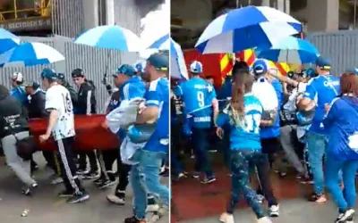 Hinchas de Millonarios ingresaron un ataúd con un muerto al estadio El Campín
