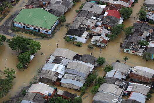 Alerta roja en 10 municipios de Antioquia por creciente del río Cauca