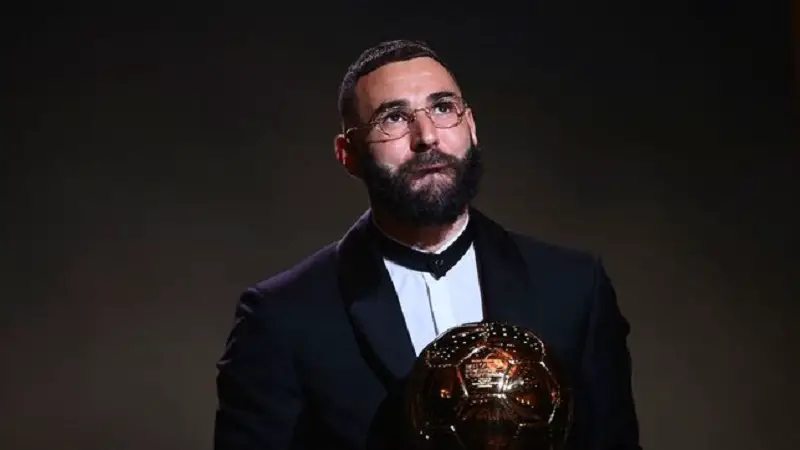 Karim Benzema ganó el balón de oro 2022