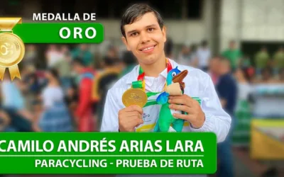 Camilo Arias brilló con dos oros en Paracycling de los Juegos Paranacionales