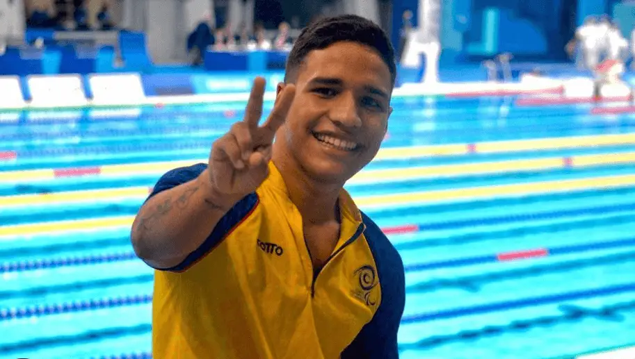 Carlos Daniel Serrano repitió medalla en Paralímpicos Tokio 2020: fue segundo en 50 metros libres S7