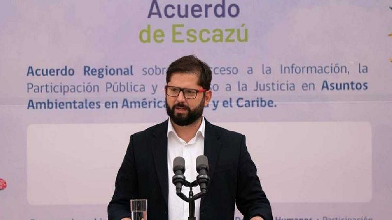 Chile ratificó acuerdo de tratado con Escazú