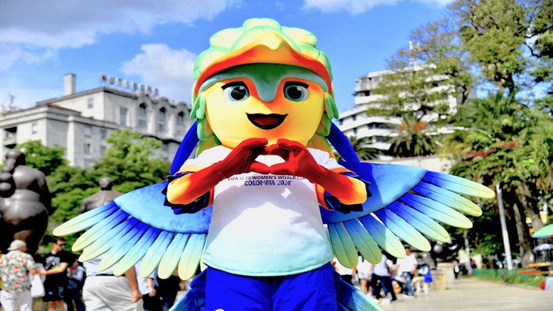 Kinti será la mascota de la Copa Mundial Femenina Sub-20 en Colombia