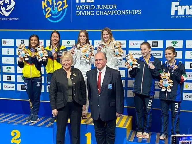 Medalla para Colombia en el FINA World Junior Diving Championship 2021