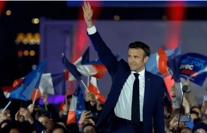 Emmanuel Macron fue reelecto presidente de Francia