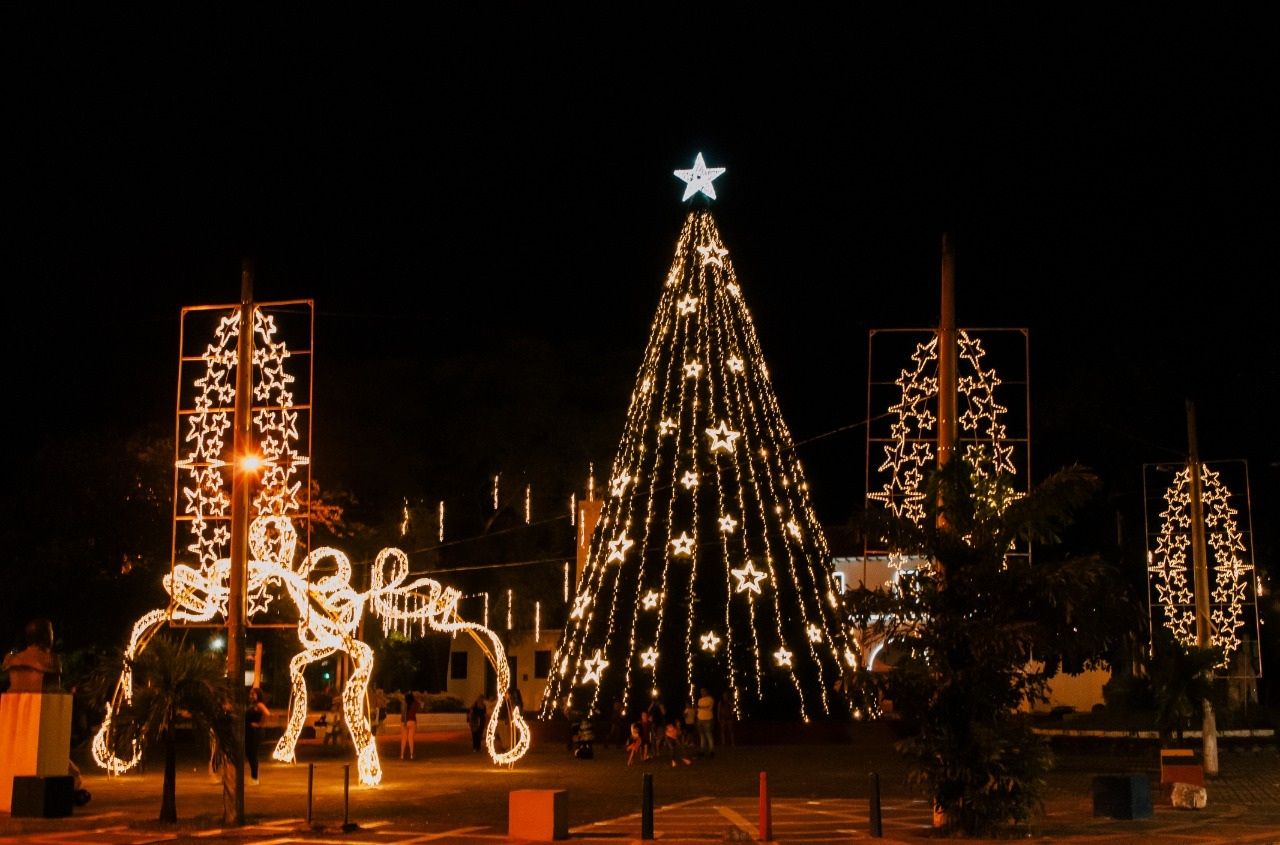La magia de la navidad en el Parque Andino de Neiva
