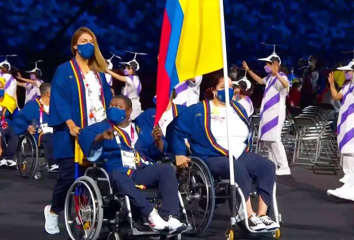 Colombia, presente en la inauguración de los Paralímpicos de Tokio 2020