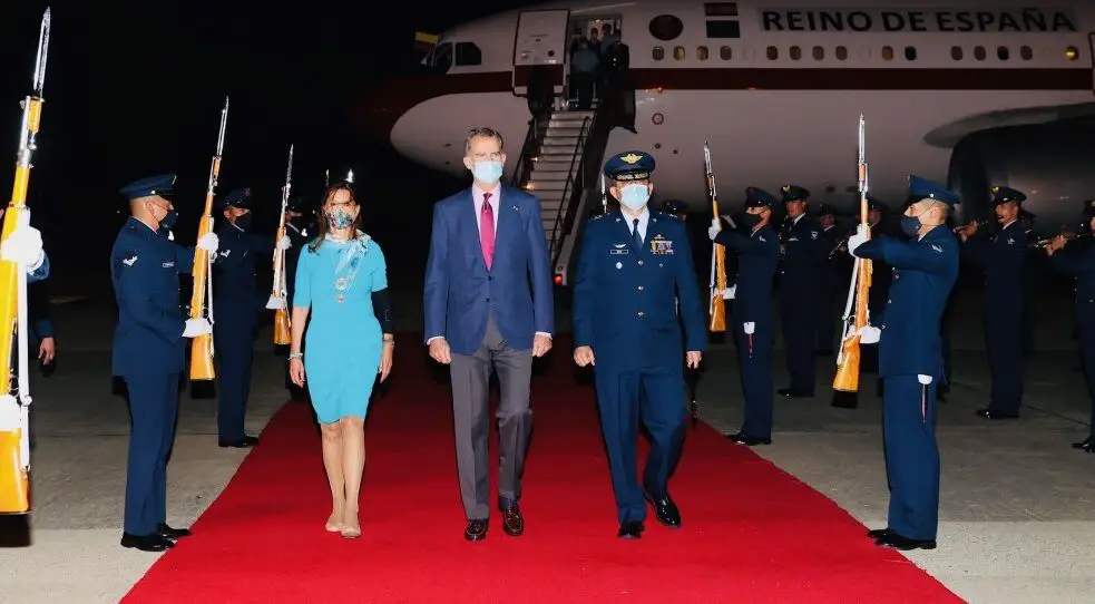 El Rey Felipe VI de España está en Barranquilla