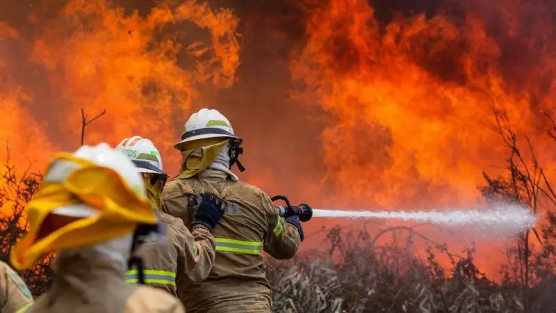 España sufre el incendio más grande del siglo