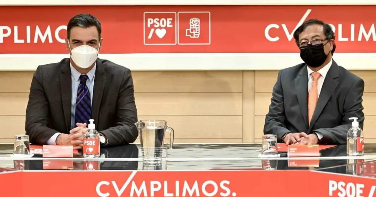 Petro se reunió con el presidente Pedro Sánchez en España