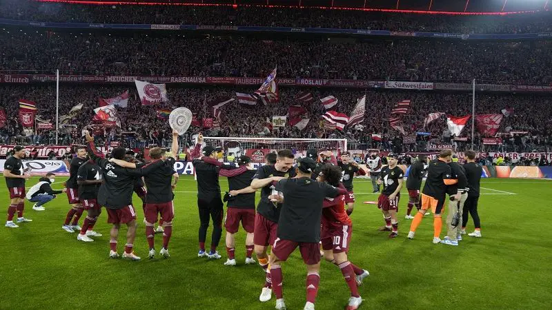 El Bayern se coronó campeón de la Bundesliga