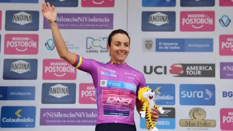 Diana Peñuela, líder de la Vuelta a Colombia Femenina 2022