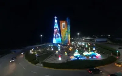 [Imágenes] ¿Dónde está el árbol de Navidad más grande de Colombia?
