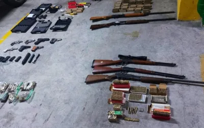 Cien armas de fuego fueron confiscadas en Ecuador