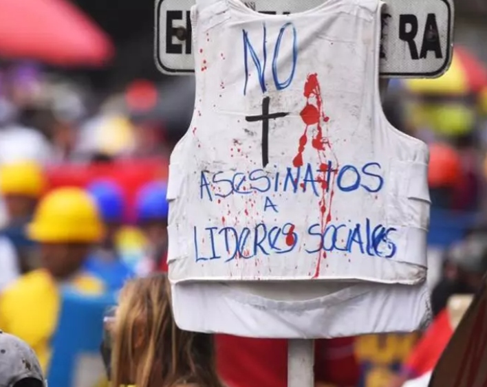 Crítico panorama en Colombia, cada dos días asesinan un líder social