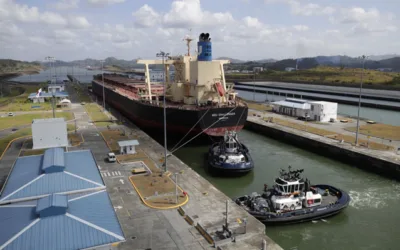 La sequía afectó el tránsito en el Canal de Panamá