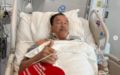 Arnold Schwarzenegger, contó que por poco muere en una cirugía