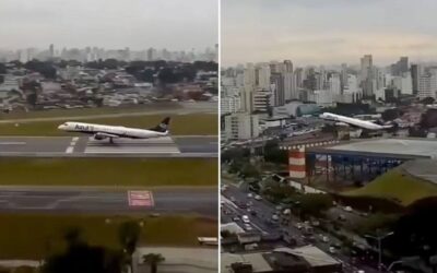 En el último minuto avión en Brasil, logró despegar