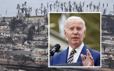 Biden visita Hawai luego de mortales incendios