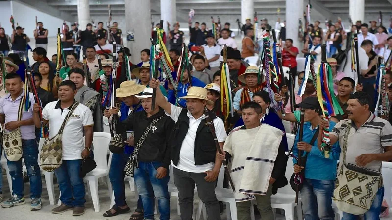 Indígenas del Huila se reúnen con voceros del Gobierno Nacional