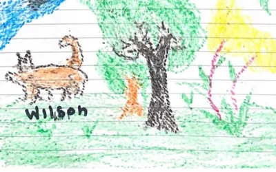 Niños indígenas recuerdan a ‘Wilson’ con dibujos
