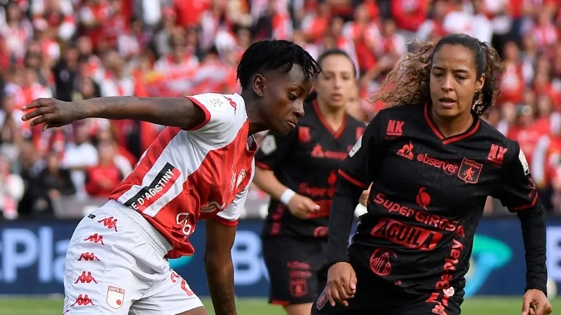 Final femenina: Santa Fe se impuso 2-0 en el primer juego frente a América