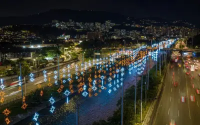 Video: Medellín deslumbra con su Alumbrado Navideño al estilo Disney
