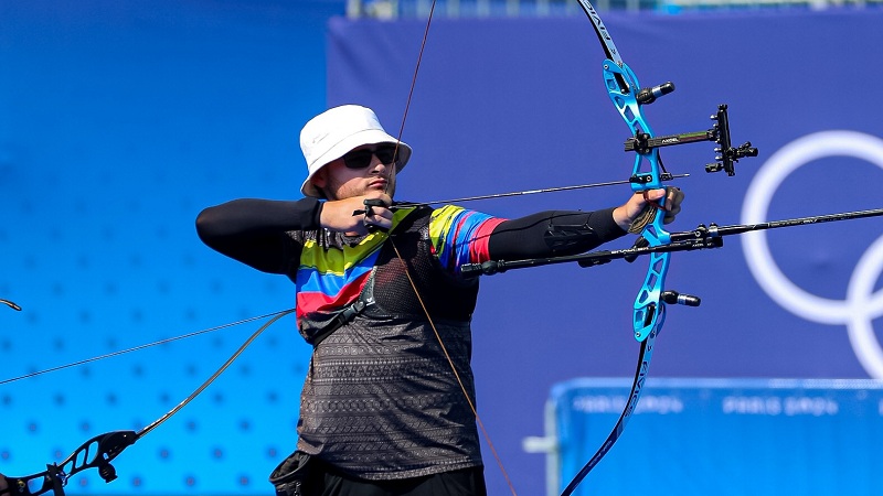 Santiago Arcila pasó a los octavos de final de tiro con arco en los Juegos Olímpicos