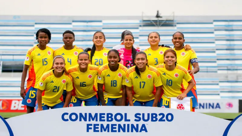 The Colombian Women’s Under 20 National Team advances in the South American Championship