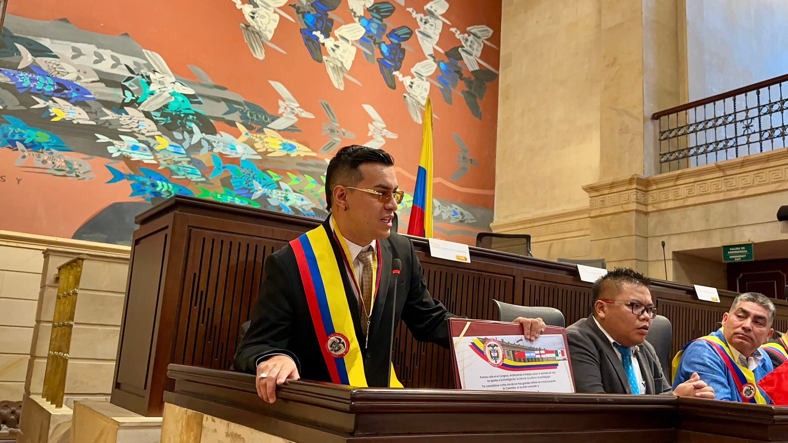 Controversy in the Congress of the Republic over the decoration of Yeison Jiménez