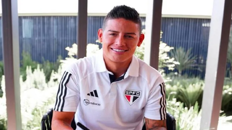 James Rodríguez ilusiona a la hinchada de Sao Paulo