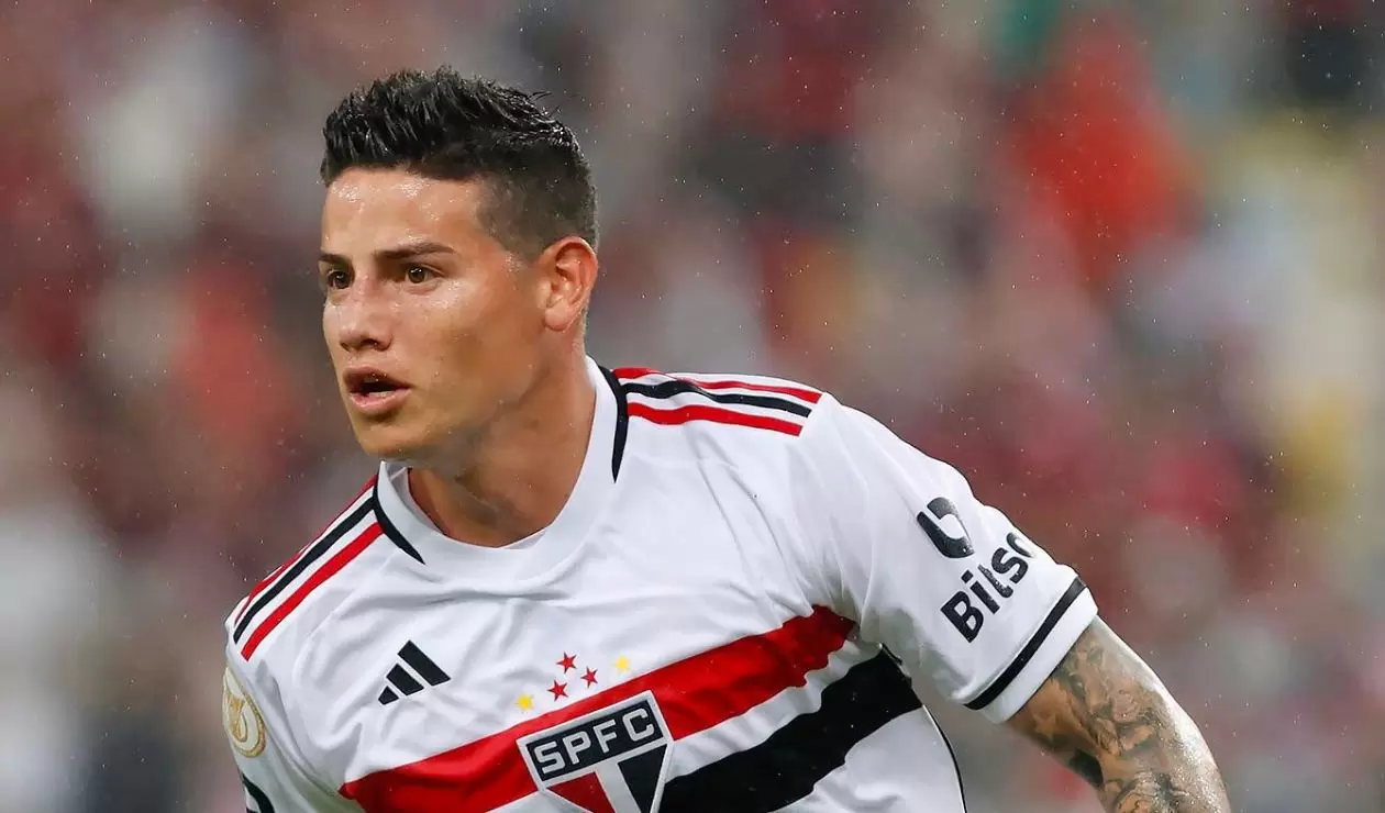 James Rodríguez saldría de São Paulo por bajo rendimiento