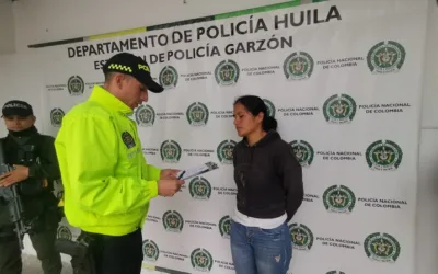 Detienen en Garzón, Huila, a una mujer solicitada en extradición por los Estados Unidos