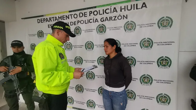 Detienen en Garzón, Huila, a una mujer solicitada en extradición por los Estados Unidos