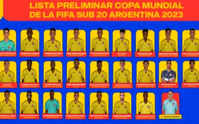 Convocatoria preliminar de la selección Colombia para el Mundial Sub 20