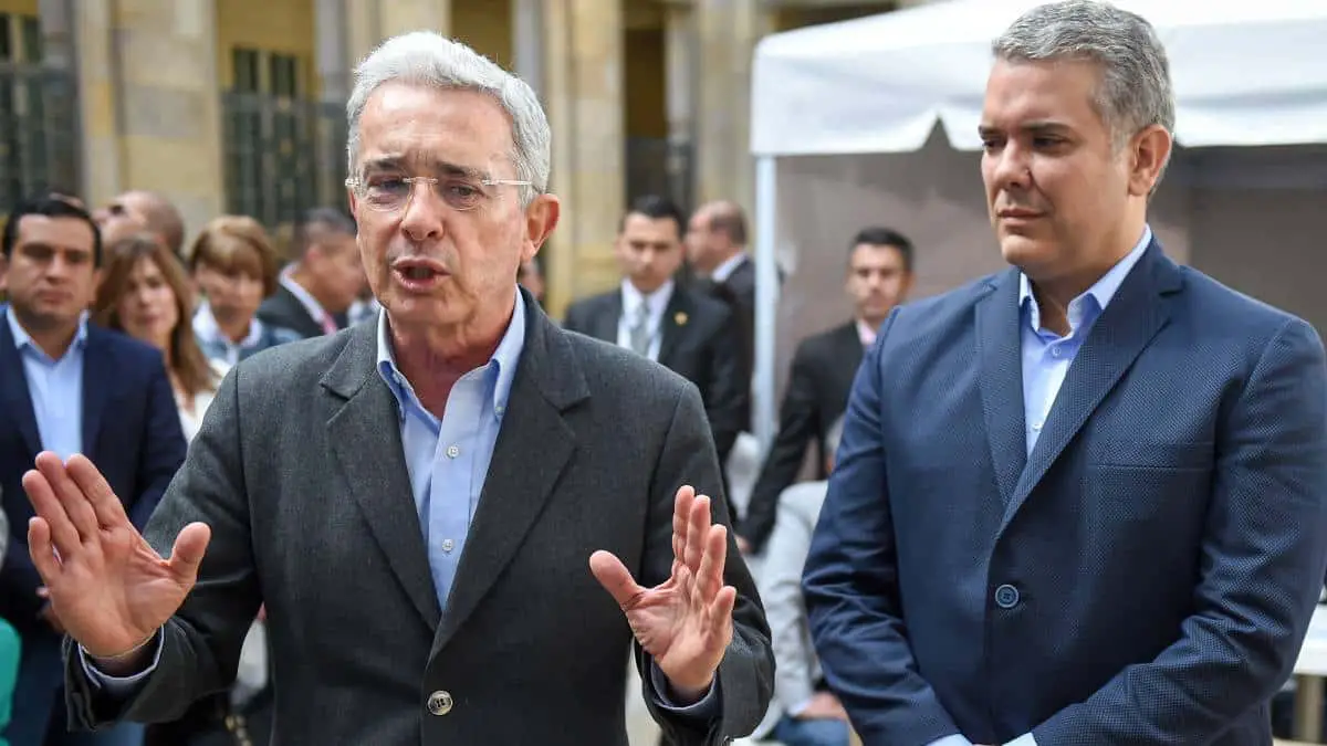 Uribe agradeció al Gobierno de Iván Duque