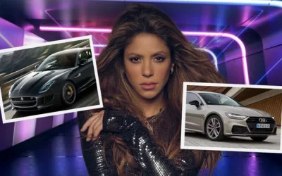 Esta es la colección de carros de Shakira