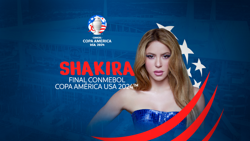 Shakira encenderá la fiesta de la Final de la Copa América