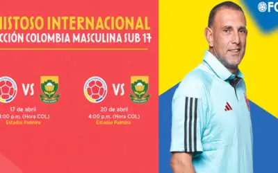 La Selección Colombia Sub 17 se prepara para enfrentar a Sudáfrica