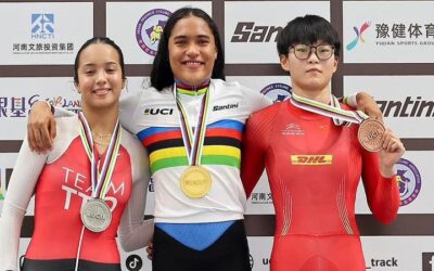 Stefany Cuadrado, triple oro para Colombia en Campeonato Mundial Juvenil de Pista