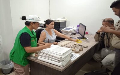 Universitarios estaban sacando material paleontológico de La Tatacoa