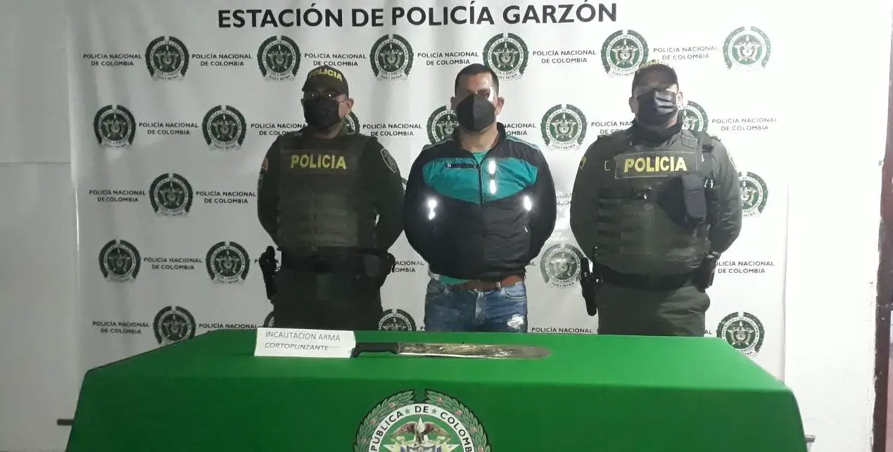 Detenido presuntamente por asesinar a un hombre en Garzón