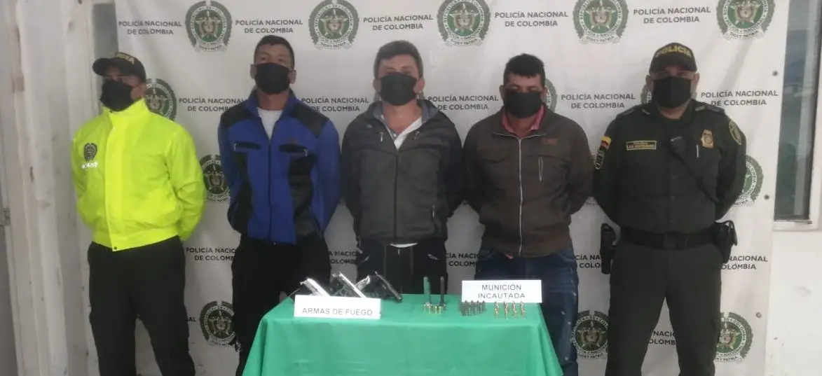 Hombres armados fueron capturados en zona rural de La Plata