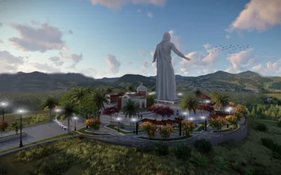 Fue inaugurado el Cristo de la Paz, la figura que supera a la de Río de Janeiro
