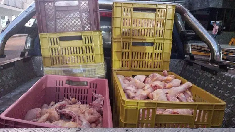 Incautan más de 300 kilos de carne, pollo y pescado en Neiva