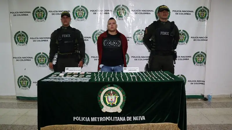 Policía captura a ‘El Gordo’ por el delito de tráfico de estupefacientes