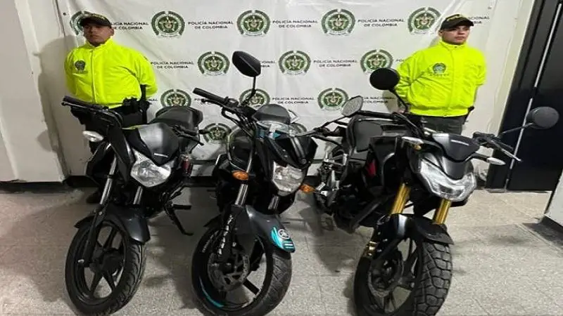 Tres motos robadas fueron recuperadas en Pitalito